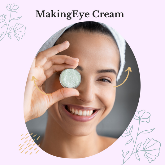 Making Eye Cream in the Creative Lotion Lab