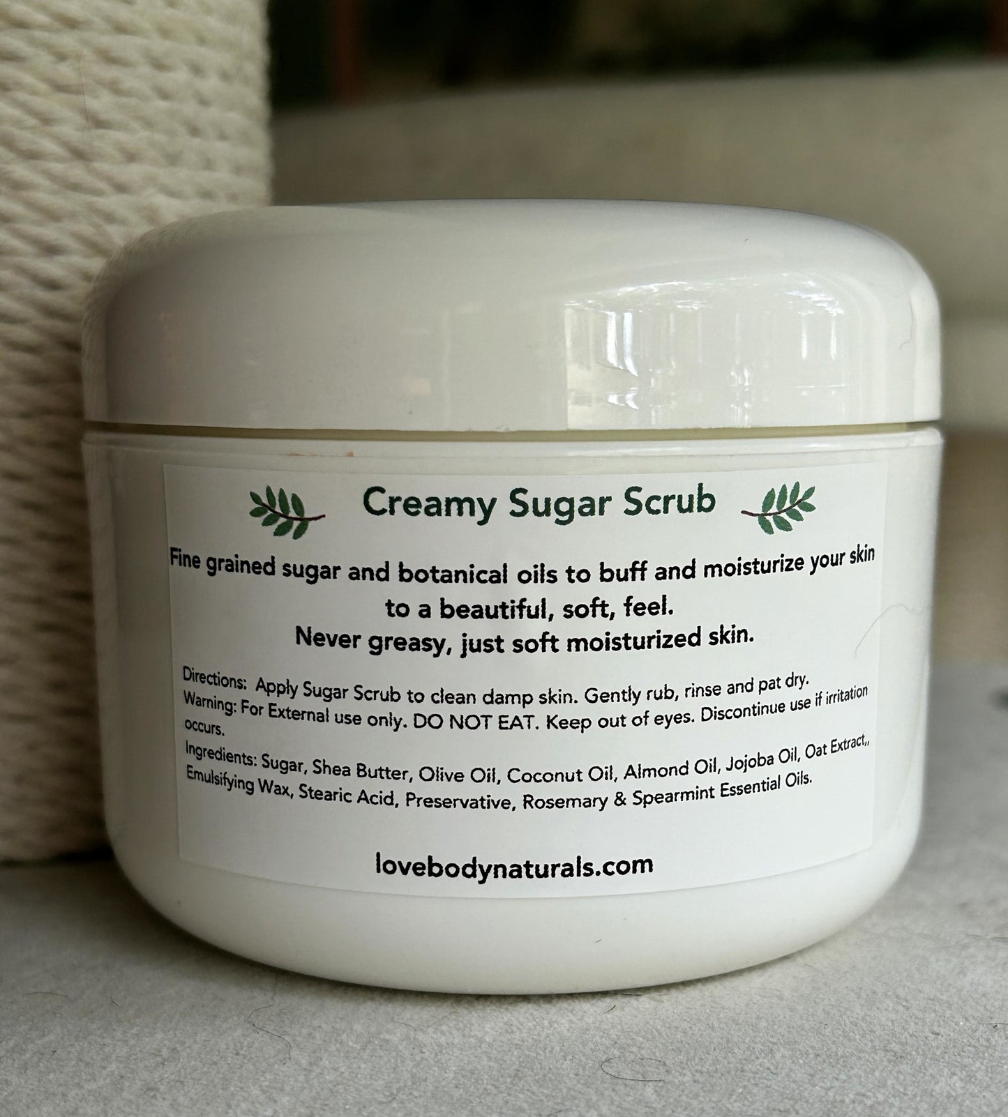 Creamy Sugar Scrub